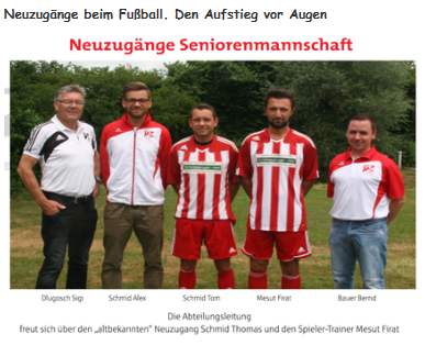 Neuzugaenge 2017 Fussball