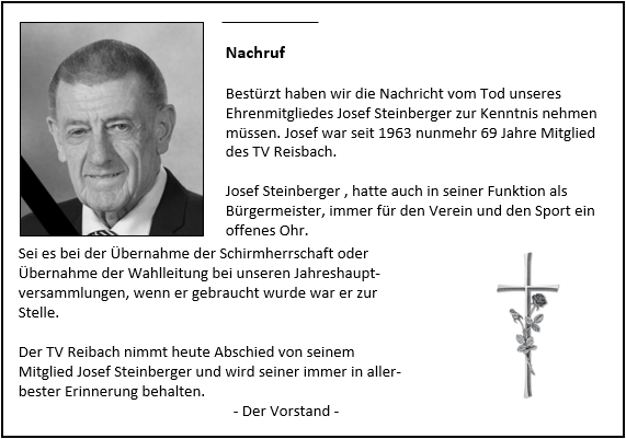 Nachruft Homepage Josef S.